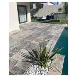 Travertin 40x60 silver Choix Commercial