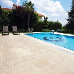 Travertin Opus 4 Formats beige 1er choix