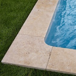 Margelle Travertin beige 33x61x3