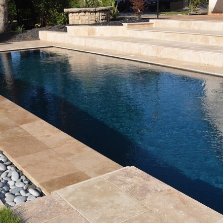 Margelle Travertin beige 33x61x3